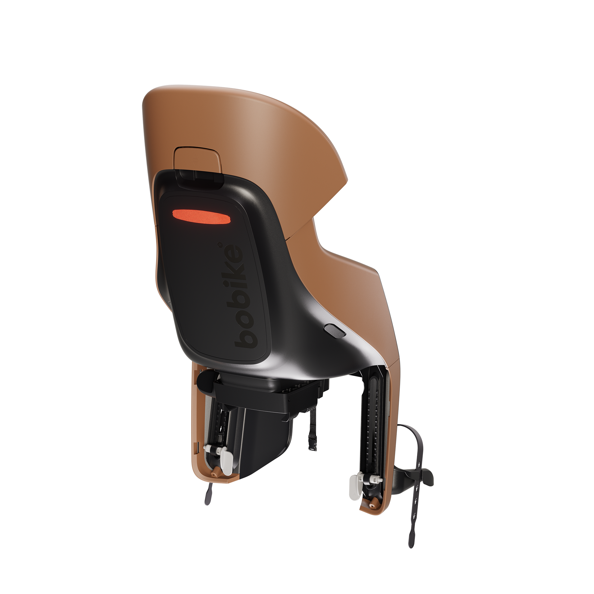 Bobike Evolve Maxi Rear Rack Seat Cinnamon Brown