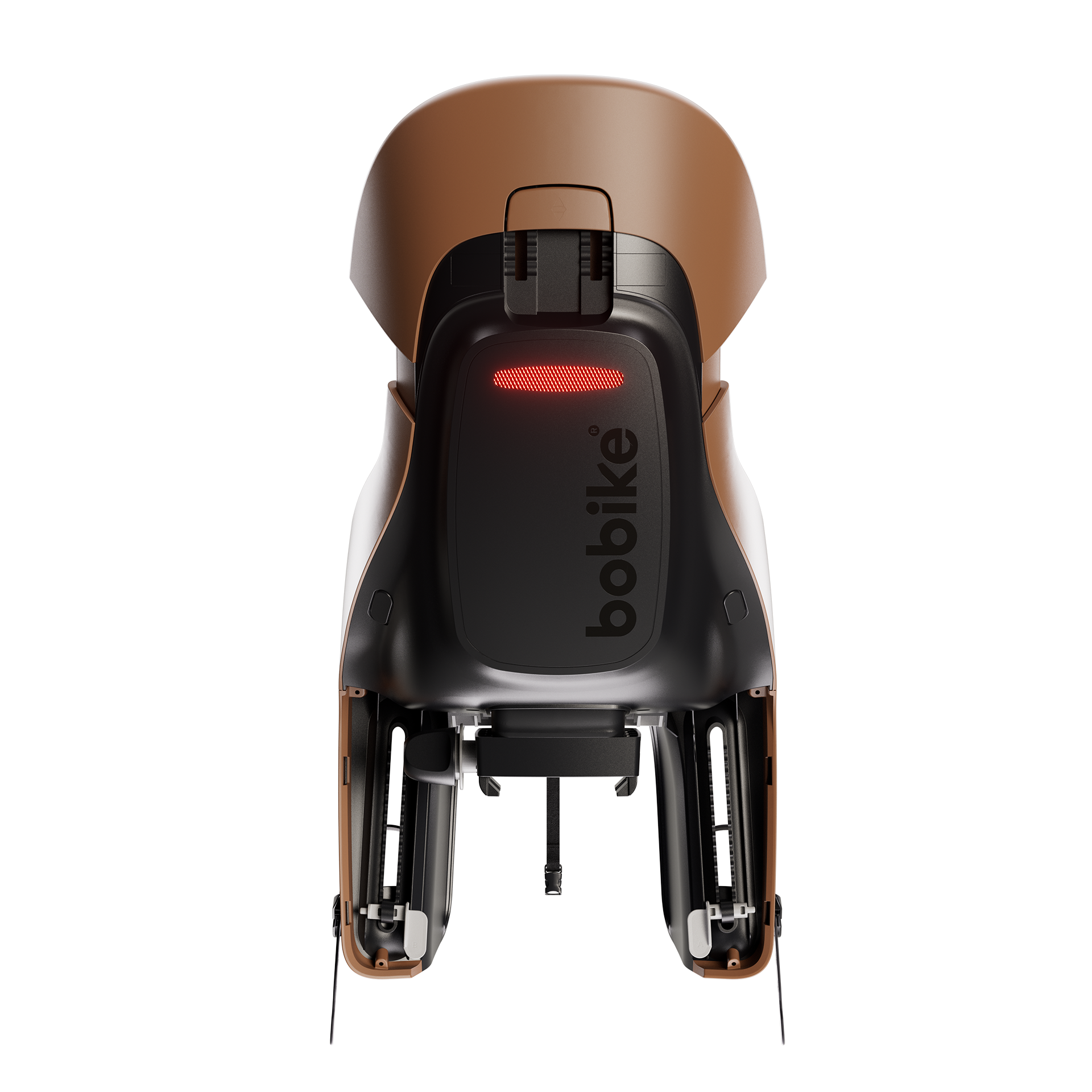 Bobike Evolve Maxi Rear Rack Seat Cinnamon Brown