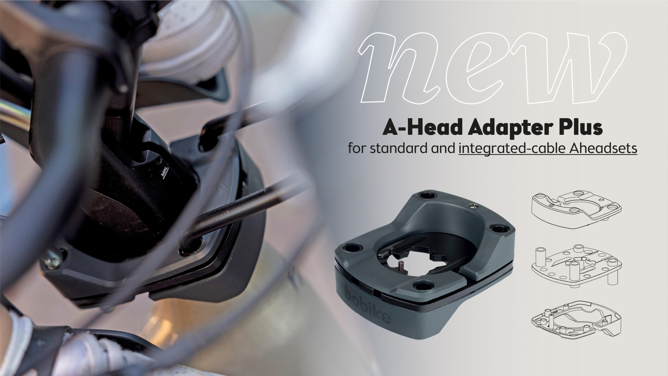 A-Head Adapter Plus — now fits integrated-cable Aheadsets - Bobike