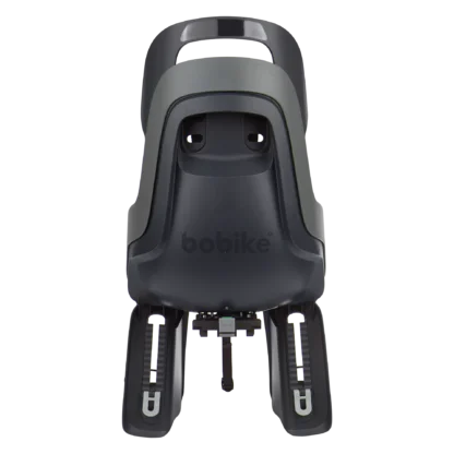 Rear bicycle safety seat, with a safety-belt of 3-points and a soft cushion for mik-hd carriers.