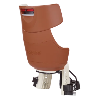 Rear bicycle safety seat, with a safety-belt of 5-points and a soft cushion.