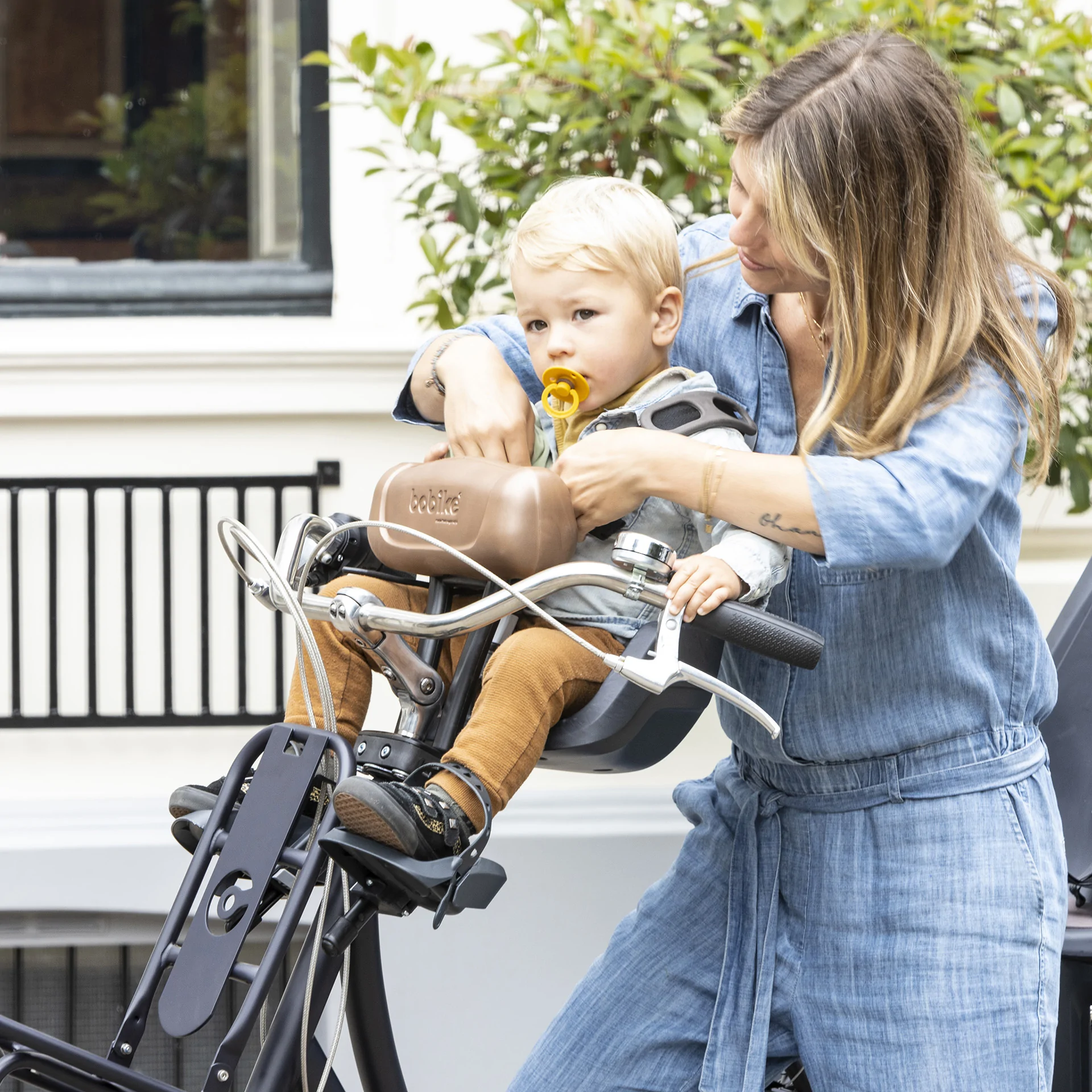 Bobike One® Mini ECO front bike seat head tube