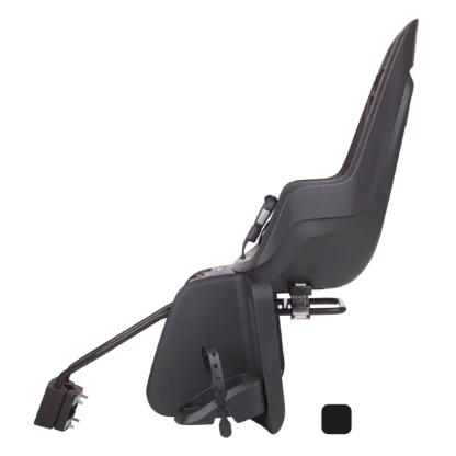 Rear bicycle safety seat, with a safety-belt of 3-points and a soft cushion.